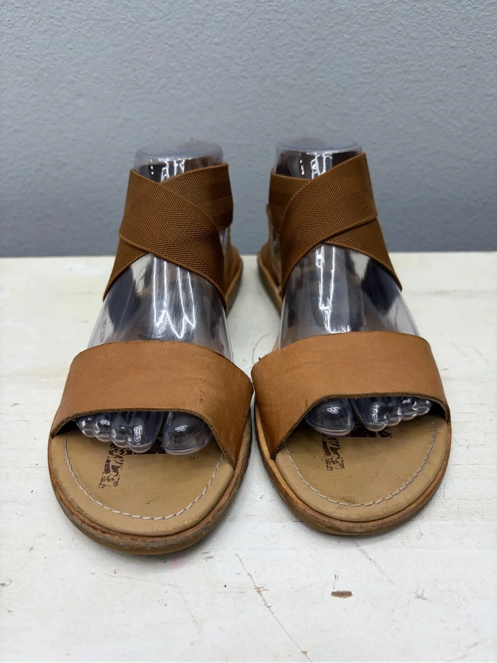 Sorel Brown Ella Strap Sandals Size 7